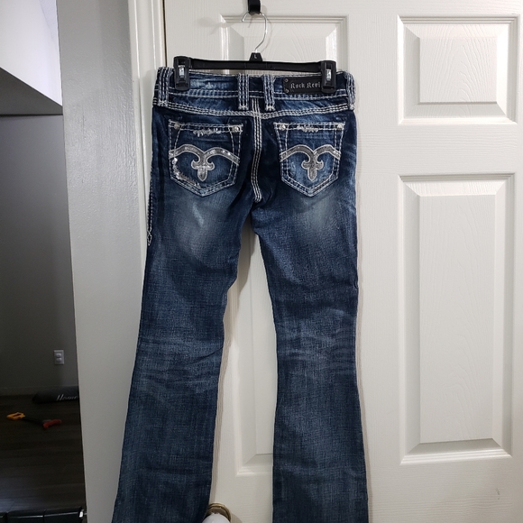 Sequin Rock Revival Jeans - Picture 4 of 7